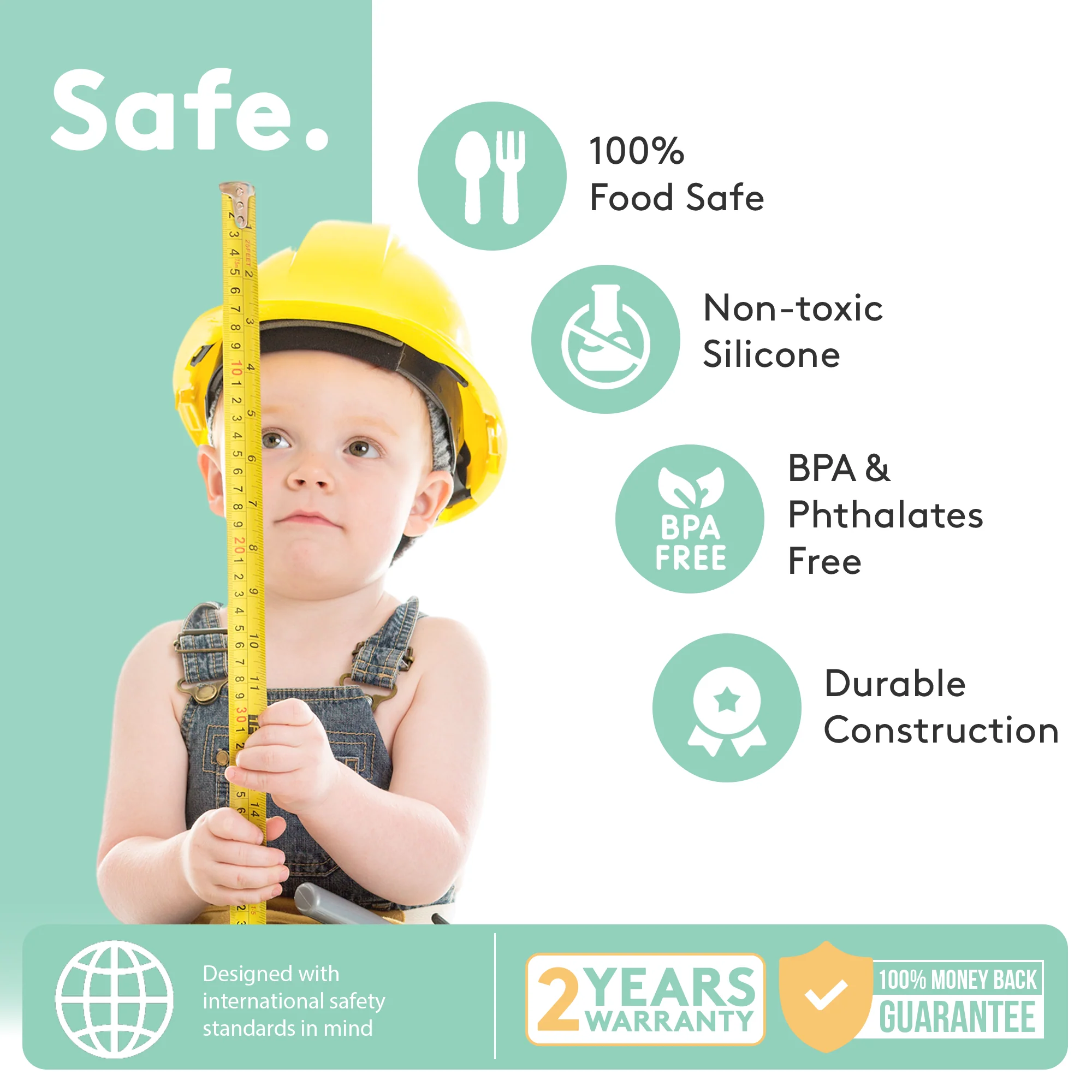 IKEA Antilop 3 Point Roka Harness | Grey - Image 4